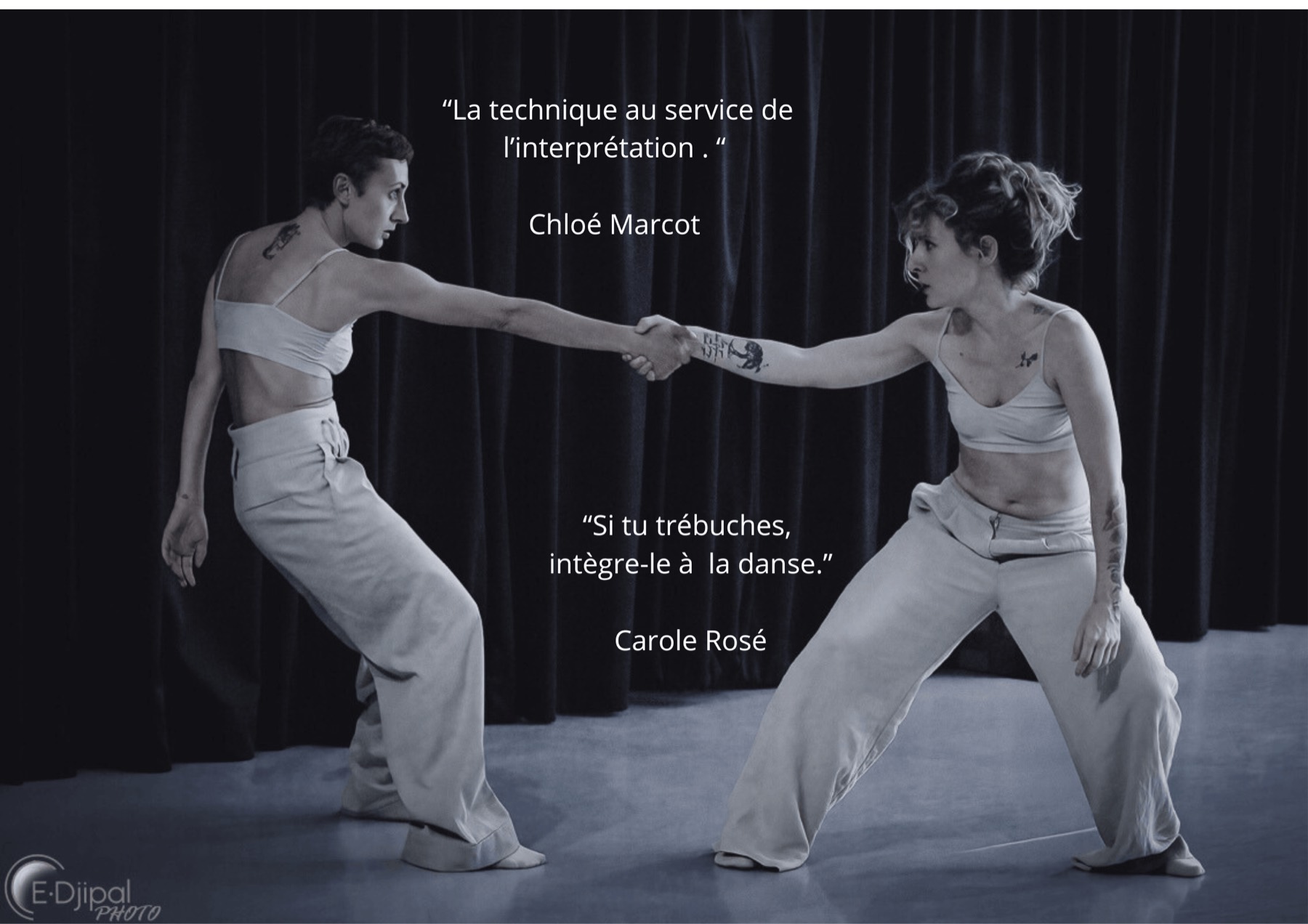 Chloé Marcot et Carole Rosé, direction artistique de la compagnie PulsionL